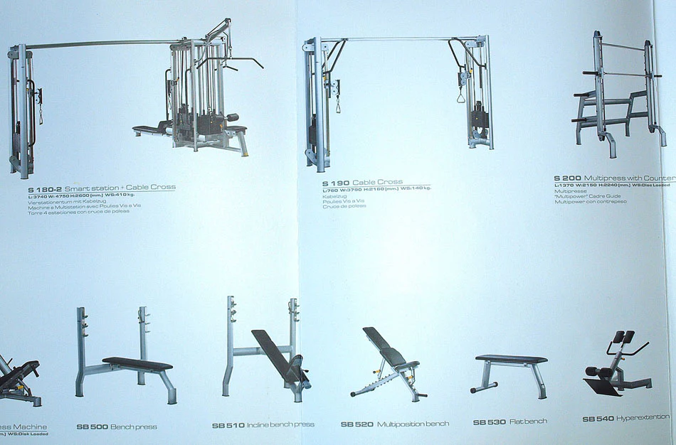 Jimsa Smartline-, Proline- und Benchline Gerätepark, 25 Kraftgeräte, Farbe Silber, Ausstellungsstücke - Image 16
