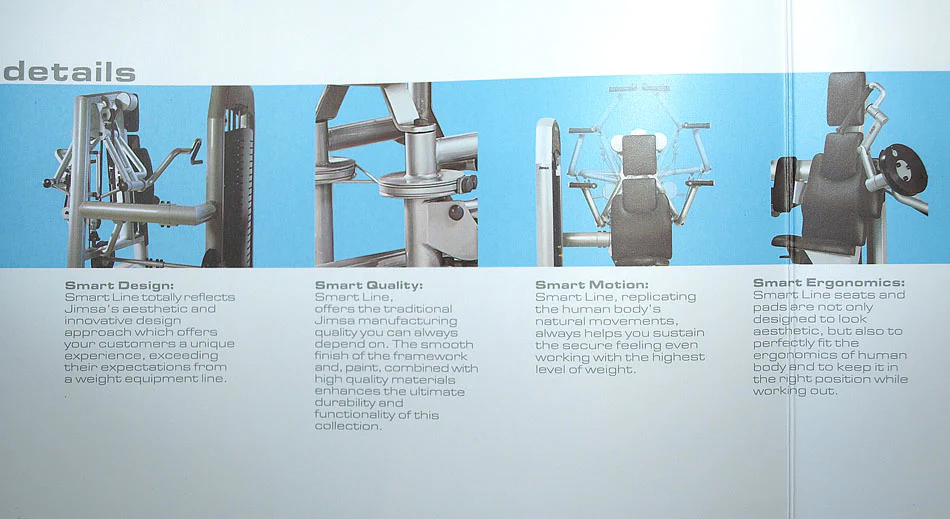 Jimsa Smartline-, Proline- und Benchline Gerätepark, 25 Kraftgeräte, Farbe Silber, Ausstellungsstücke - Image 18