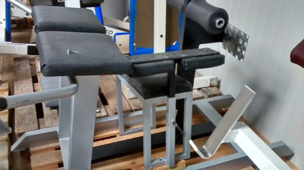 Joschko Hyperextension / Rückenstrecker, gerade, silber, gebraucht - Image 2