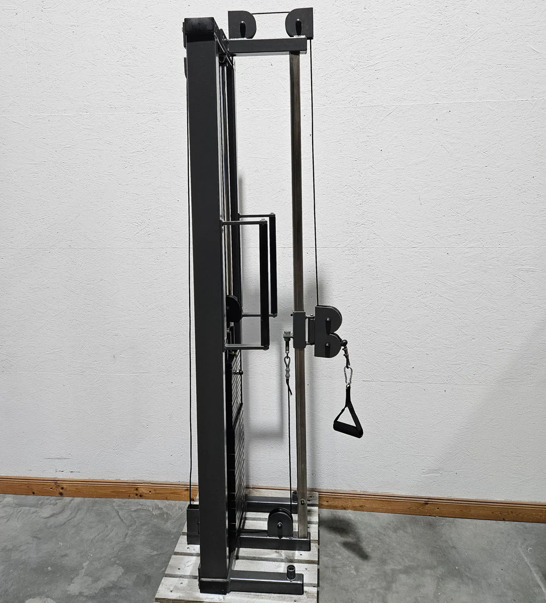 Kabelzug höhenverstellbar, Seilzug, Zugapparat 100kg, Teuwsen Sportgeräte, Rahmen Anthrazit, gebraucht - geprüfter Zustand - Image 4
