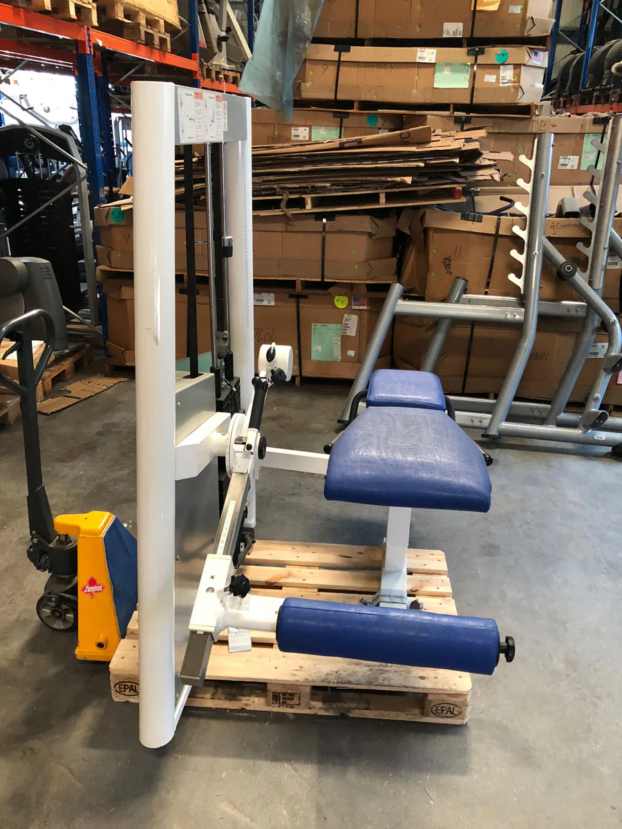 Kaphingst Beinstrecker Beinbeuger KOMBIgerät, sitzend-liegend verstellbar, MPG, Farbe Weiß, gebraucht - überholter Zustand - Image 3