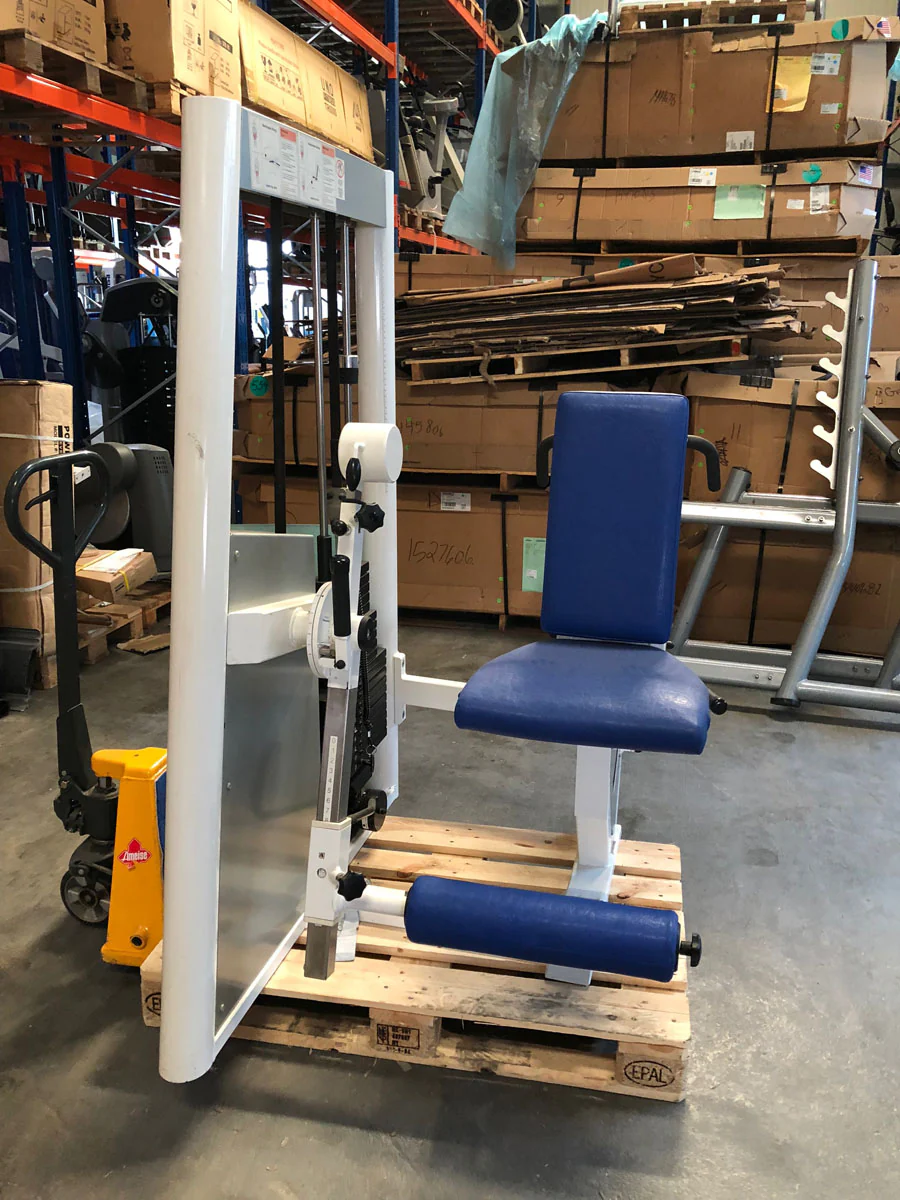 Kaphingst Beinstrecker Beinbeuger KOMBIgerät, sitzend-liegend verstellbar, MPG, Farbe Weiß, gebraucht - überholter Zustand - Image 4