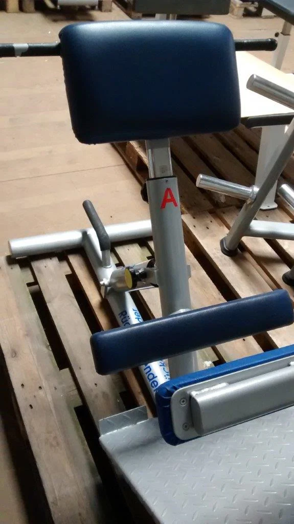 Kaphingst Hyperextension 45 Grad / Rückenstrecker, Silber, verstellbar, gebraucht - Image 2
