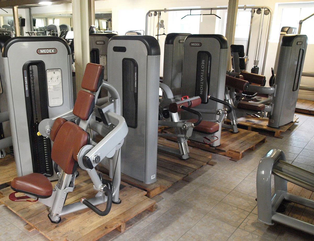 Komplette Fitnessstudio Einrichtung - Gerätepark mit über 45 Kraftgeräten - Danksport S-Line Set mit 45 Fitnessgeräten & Zubehör, Ausstellungsgeräte vergleichbar mit Gym80, Nautilus, Star Trac oder TechnoGym - Image 9