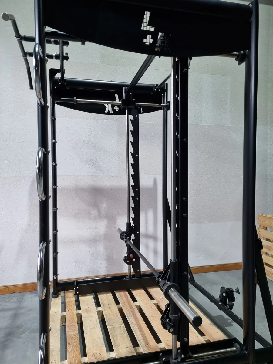 L+K Multi-Rack 272E, 3D Multipresse Rack, Smith Machine, Dips und Klimmzug Möglichkeiten, Rahmenfarbe Schwarz, gebraucht - überholter Zustand - Image 10