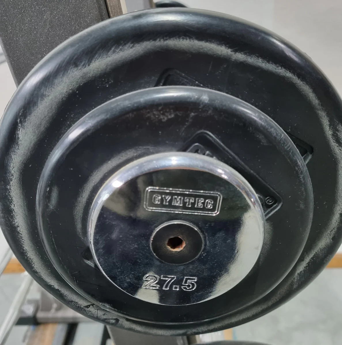 Langhantel Kompakt Set 12,5kg bis 35kg in 2,5kg Schritten, 10 Stück gesamt, ähnlich SZ Langhanteln, inkl. Ständer von Gymleco, Ständerfarbe Silber, gebraucht - Image 13
