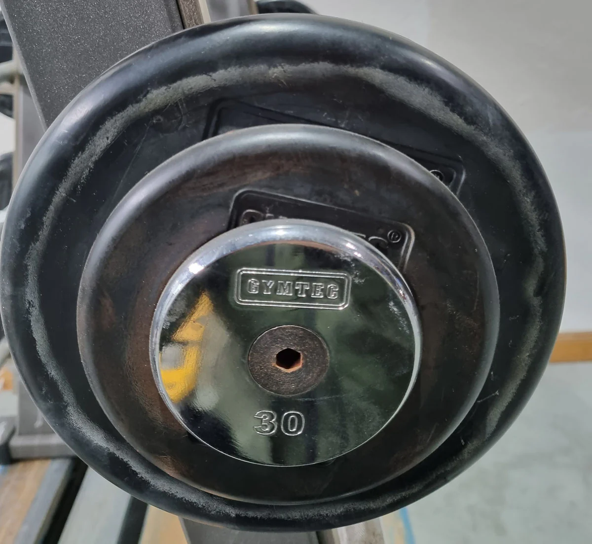 Langhantel Kompakt Set 12,5kg bis 35kg in 2,5kg Schritten, 10 Stück gesamt, ähnlich SZ Langhanteln, inkl. Ständer von Gymleco, Ständerfarbe Silber, gebraucht - Image 14