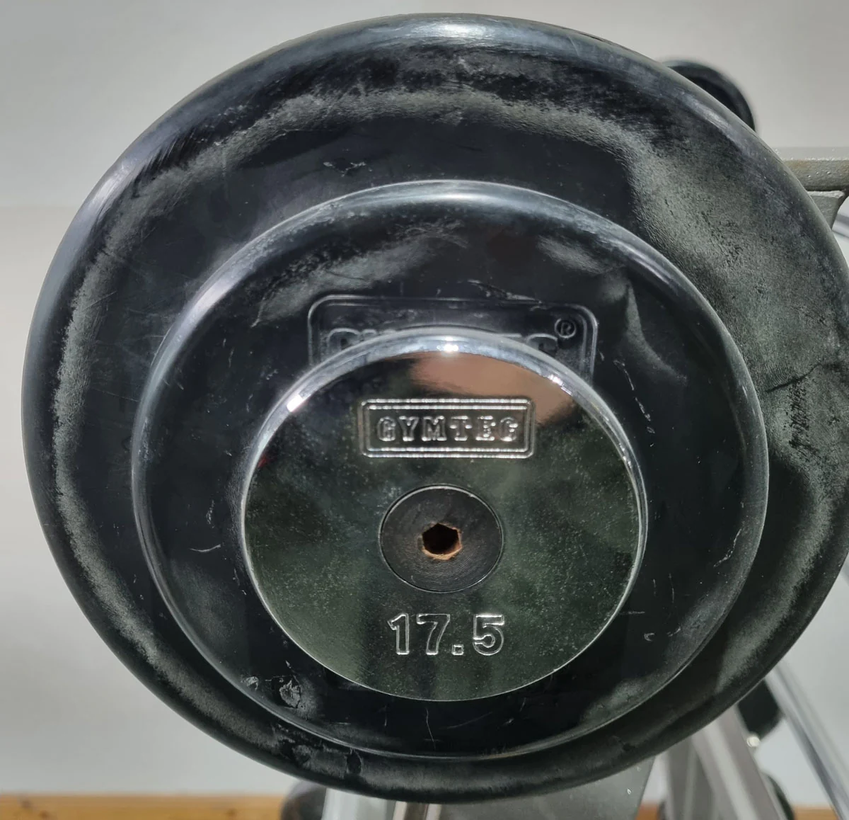 Langhantel Kompakt Set 12,5kg bis 35kg in 2,5kg Schritten, 10 Stück gesamt, ähnlich SZ Langhanteln, inkl. Ständer von Gymleco, Ständerfarbe Silber, gebraucht - Image 9