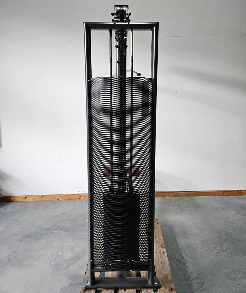 Latzug und Rudern Long Pulley 2 in 1 Kombigerät, Lat-, Ruderzug (Kombigerät) T 492b, Teuwsen Sportgeräte, Rahmen Anthrazit, gebraucht - überholter Zustand - Image 4