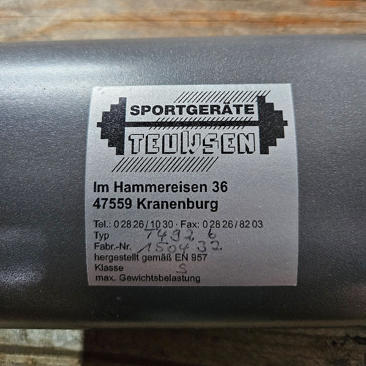 Latzug und Rudern Long Pulley 2 in 1 Kombigerät, Lat-, Ruderzug (Kombigerät) T 492b, Teuwsen Sportgeräte, Rahmen Anthrazit, gebraucht - überholter Zustand - Image 9