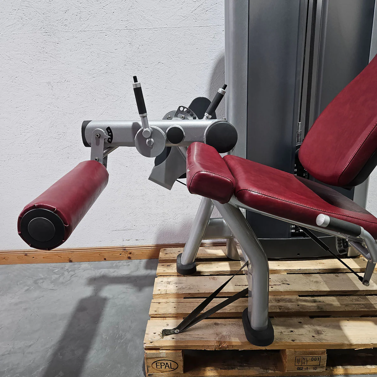Life Fitness 2er Set = Beinstrecker und Beinbeuger, Leg Extension and Leg Curl Set, Signature Serie, Rahmenfarbe Silber, gebraucht - überholter Zustand - Image 11