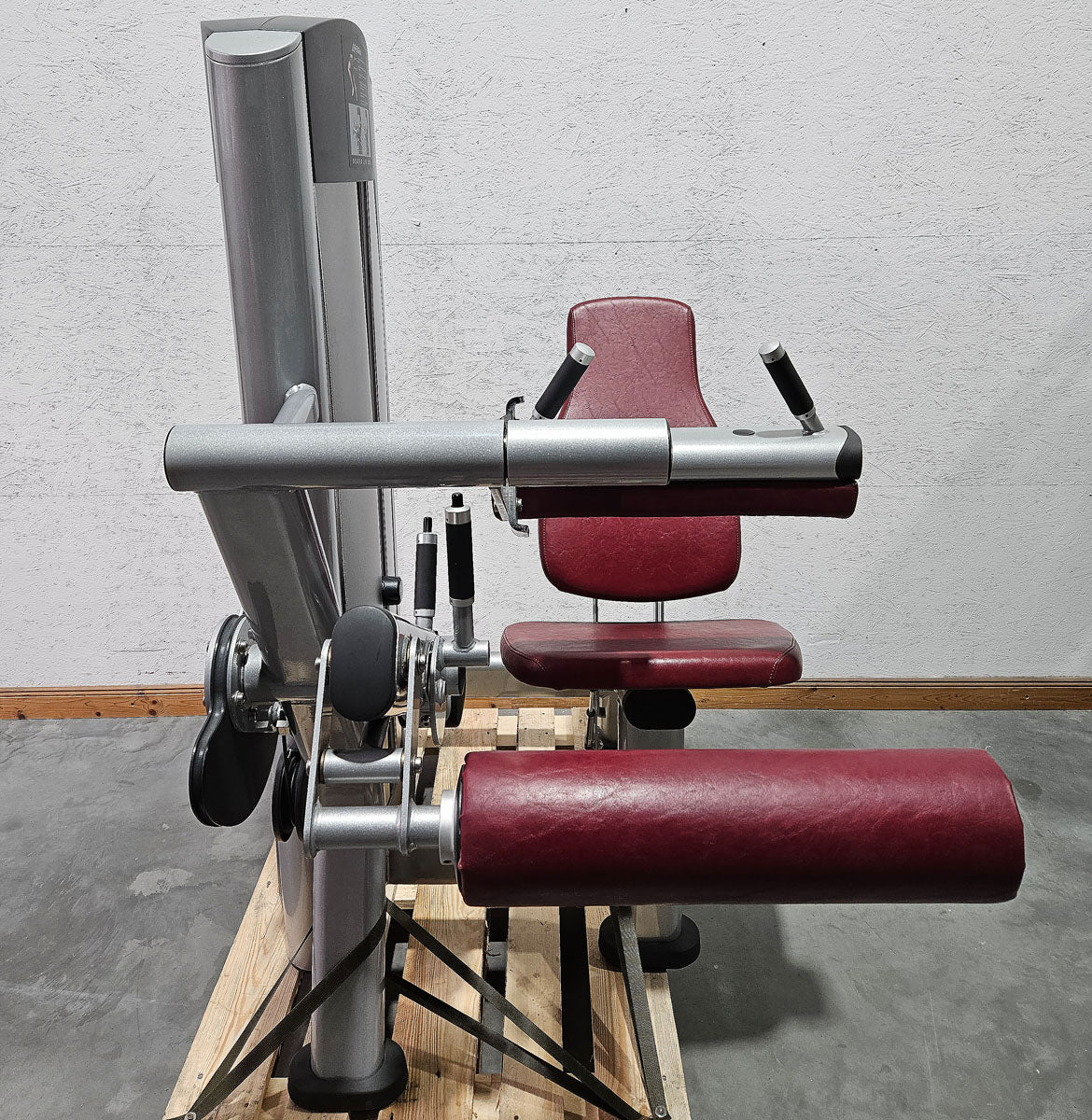 Life Fitness 2er Set = Beinstrecker und Beinbeuger, Leg Extension and Leg Curl Set, Signature Serie, Rahmenfarbe Silber, gebraucht - überholter Zustand - Image 19