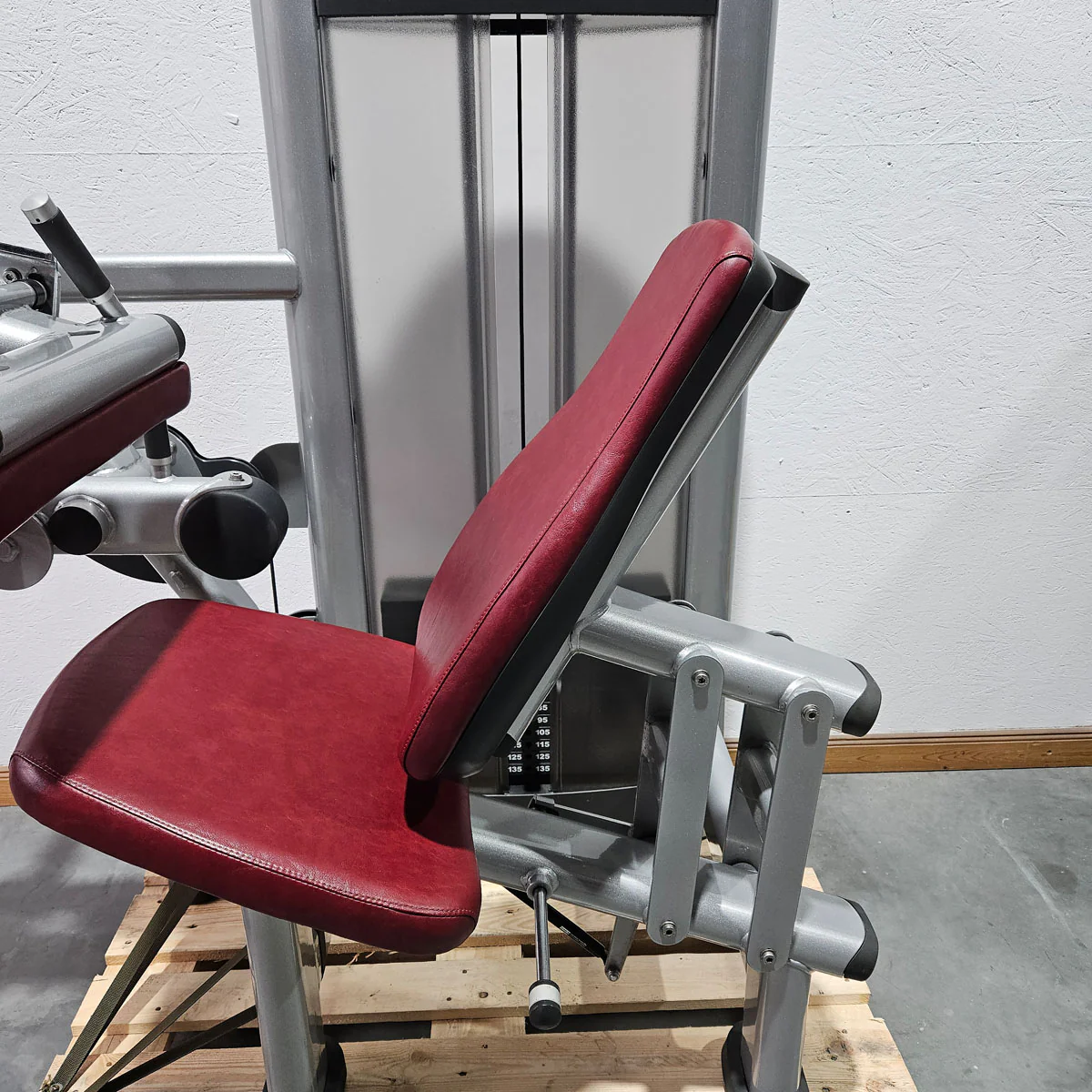 Life Fitness 2er Set = Beinstrecker und Beinbeuger, Leg Extension and Leg Curl Set, Signature Serie, Rahmenfarbe Silber, gebraucht - überholter Zustand - Image 26