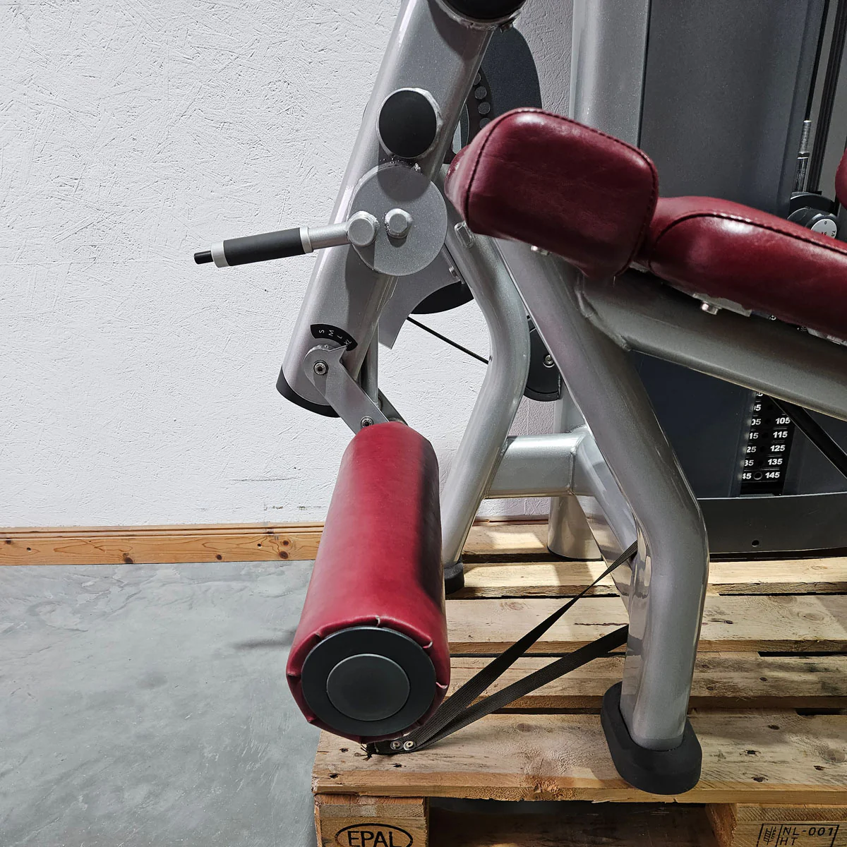 Life Fitness 2er Set = Beinstrecker und Beinbeuger, Leg Extension and Leg Curl Set, Signature Serie, Rahmenfarbe Silber, gebraucht - überholter Zustand - Image 7