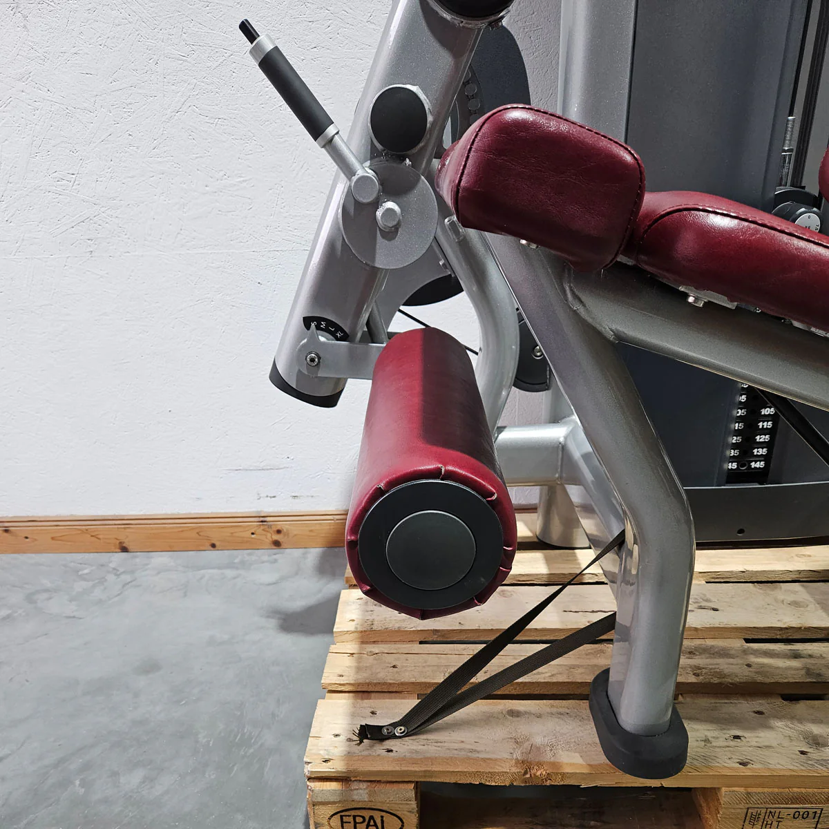 Life Fitness 2er Set = Beinstrecker und Beinbeuger, Leg Extension and Leg Curl Set, Signature Serie, Rahmenfarbe Silber, gebraucht - überholter Zustand - Image 8