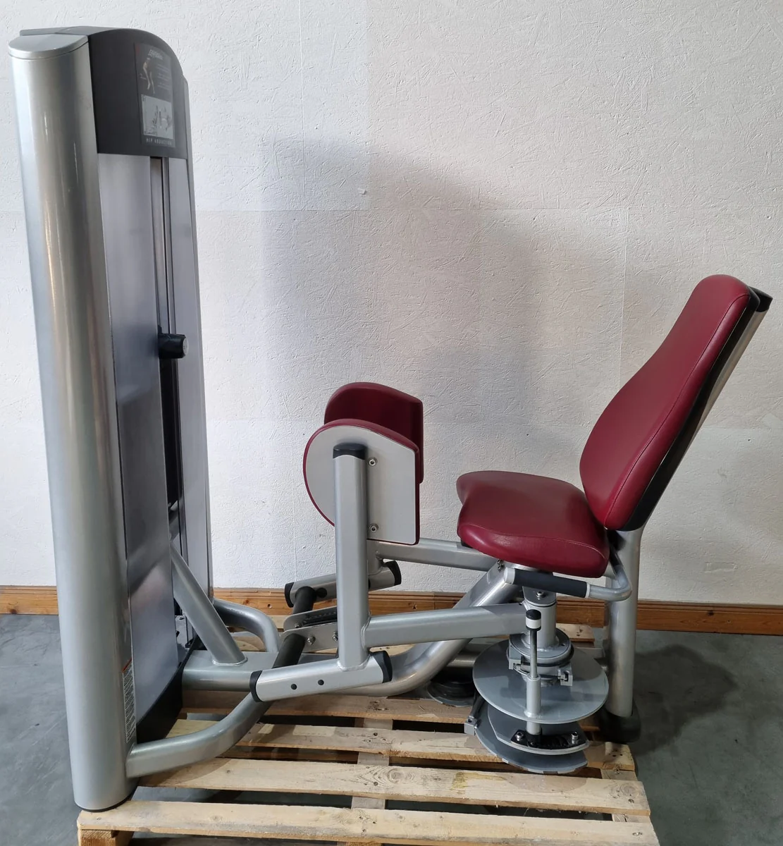 Life Fitness Abduktorenmaschine, Hip Abduction Abductor, Signature Series, Rahmenfarbe Silber, gebraucht - überholter Zustand - Image 3