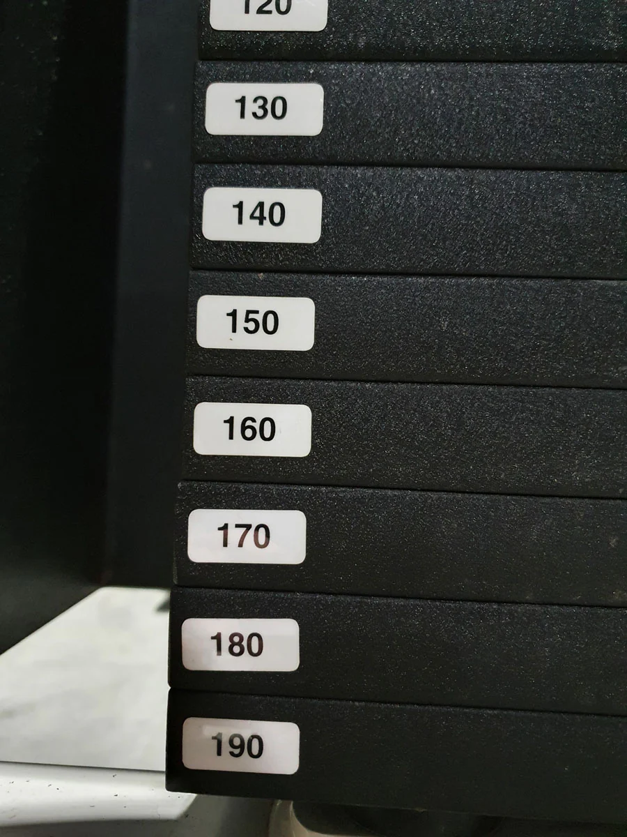 Life Fitness Abduktorenmaschine, Hip Abductor Rahmen Weiß, Polster Schwarz, gebraucht - überholter Zustand - Image 8