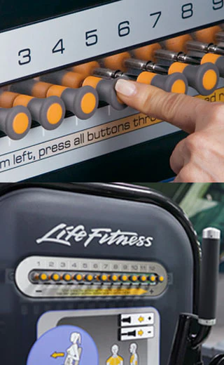 Life Fitness Brustpresse, Circuit Serie, Bankdrückmaschine, Chest Press, Rahmenfarbe Diamond White, 1 Jahr alt - NEUwertig - Image 2