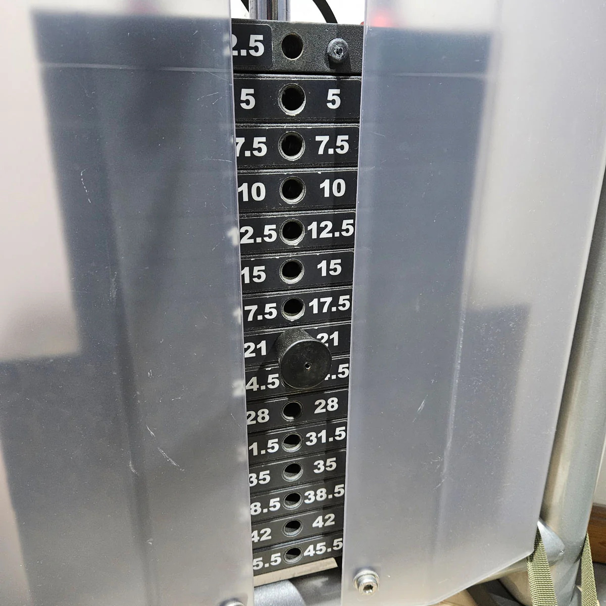 Life Fitness Chest Press, Bankdrückmaschine Dual Bilateral, Brustpresse mit drehbaren Griffen, Signature Series, Rahmenfarbe Silber, gebraucht - überholter Zustand - Image 12