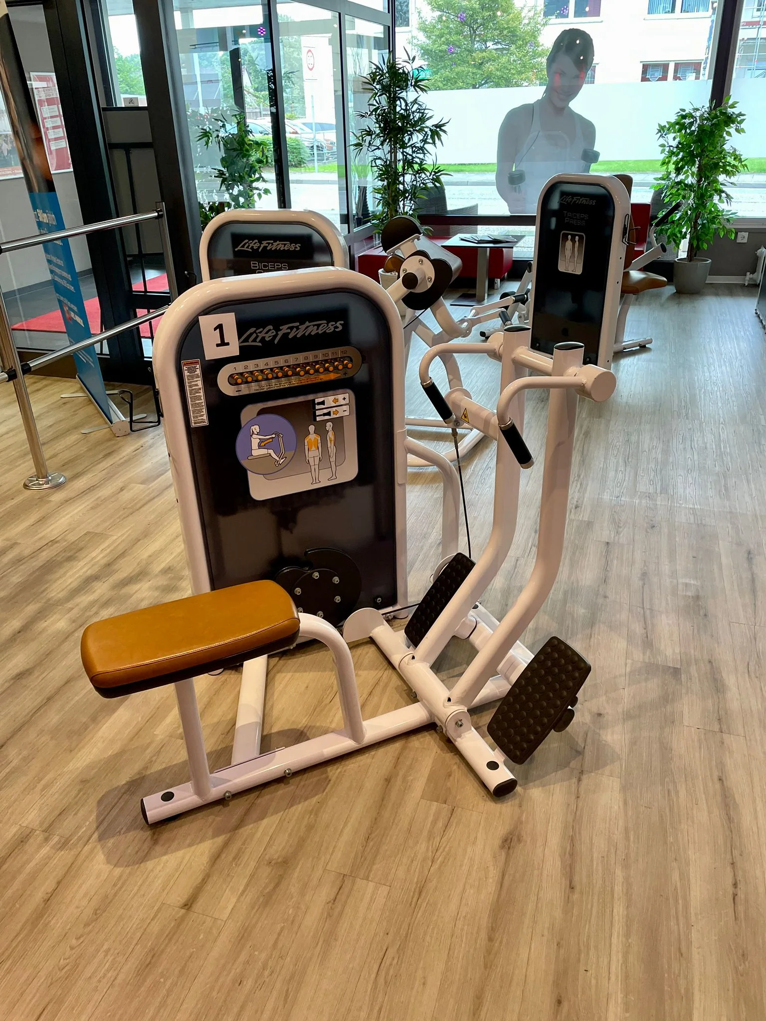 Life Fitness Circuit Serie Gerätezirkel, 10 Kraftgeräte im Set, gebraucht - überholter Zustand - Image 6