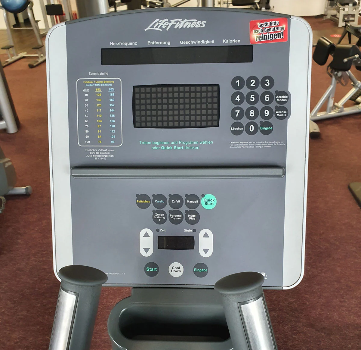 Life Fitness Crosstrainer 95Xi, Silverline 95Xi, gebraucht - Image 5