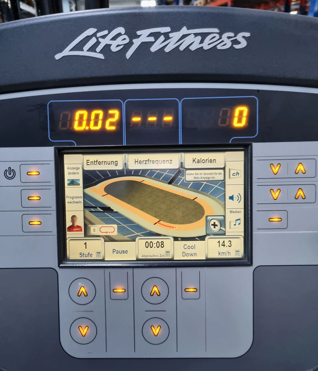 Life Fitness Ergometer 95C - Elevation Series 95c - Engage 7" Touchscreen Konsole, gebraucht - überholter Zustand - Image 7