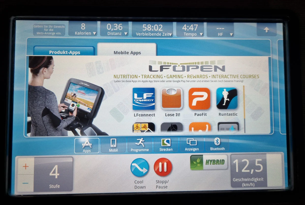 Life Fitness Ergometer Lifecycle, Elevation Series, Discover Si Konsole Touch, gebraucht - überholter Zustand - Image 10