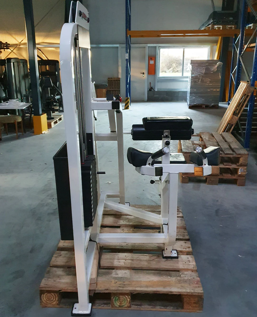 Life Fitness Gluteusmaschine, Pomaschine liegend, Glute - Rahmen Weiß, Polster Schwarz, gebraucht - überholter Zustand - Image 3