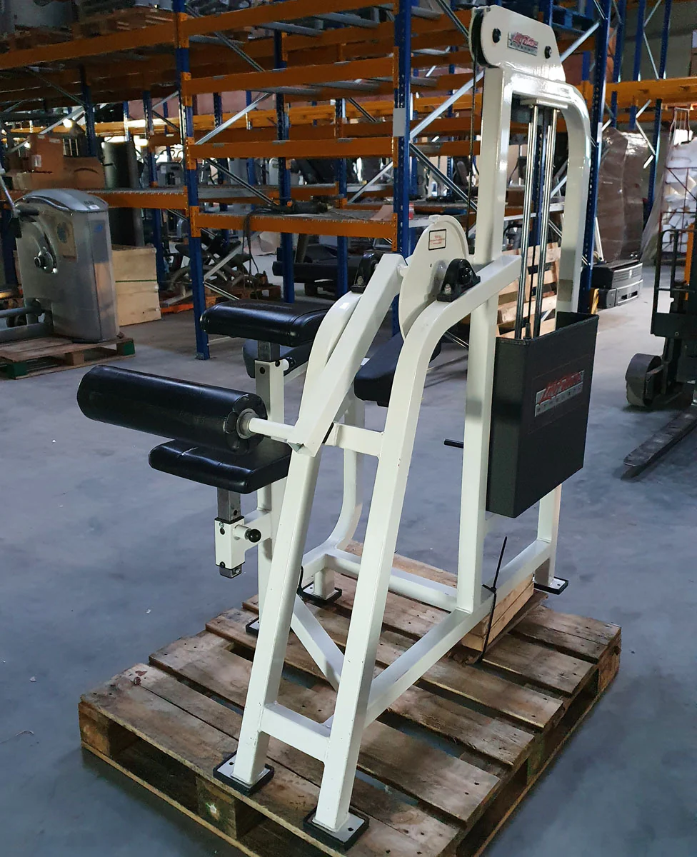 Life Fitness Gluteusmaschine, Pomaschine liegend, Glute - Rahmen Weiß, Polster Schwarz, gebraucht - überholter Zustand - Image 5