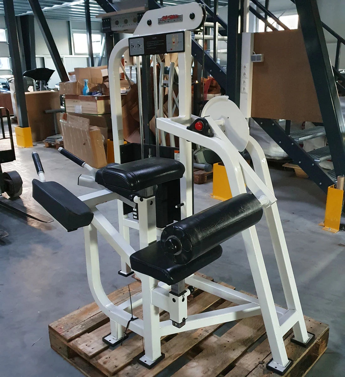 Life Fitness Gluteusmaschine, Pomaschine liegend, Glute - Rahmen Weiß, Polster Schwarz, gebraucht - überholter Zustand - Image 7