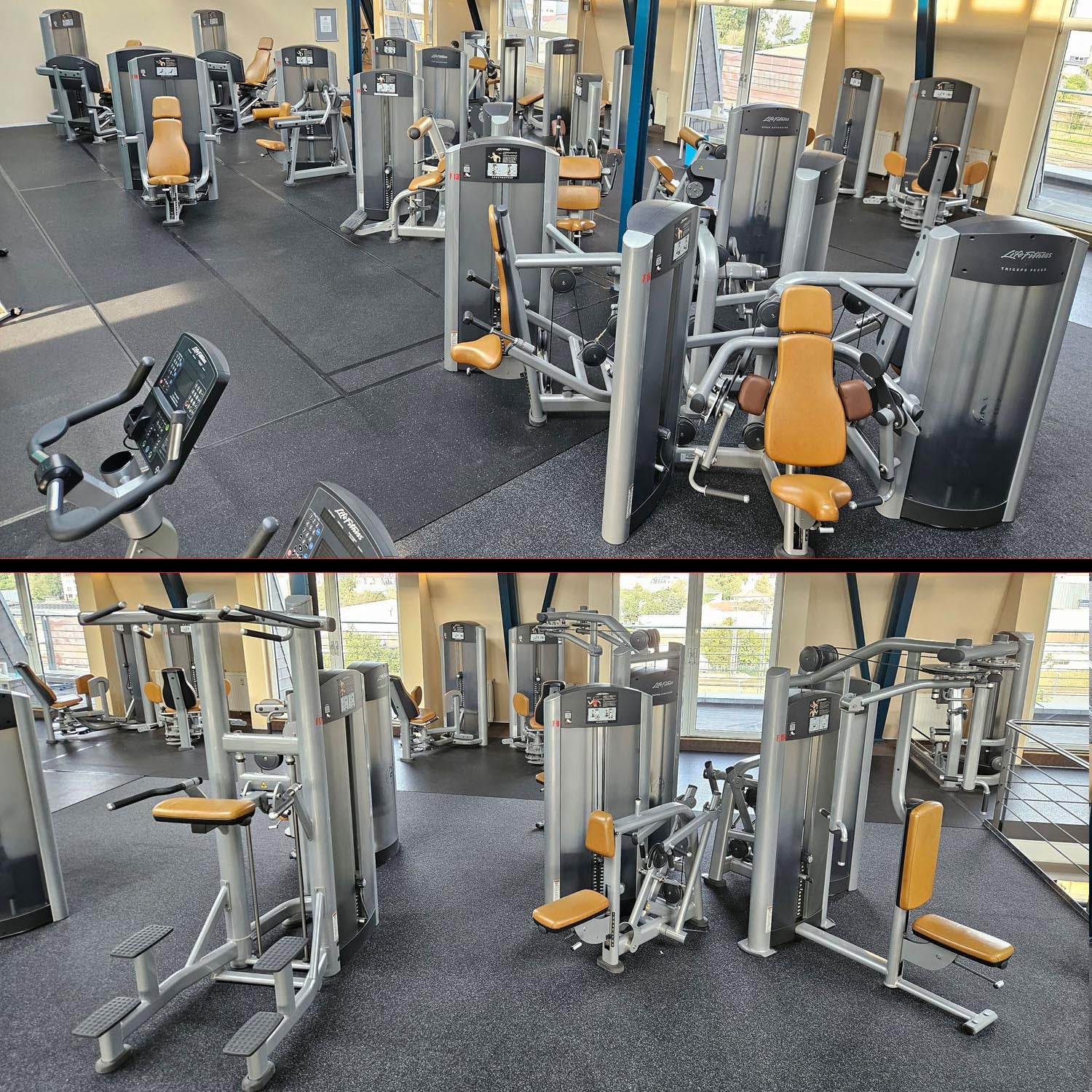Life Fitness & Hammer Strength - 95 Fitnessgeräte - 105 Stationen, Kraftgeräte, Cardiogeräte, Plate loaded Geräte, Bänke etc - komplettes Fitnessstudio - gebraucht, überholter TOP Zustand - Image 3