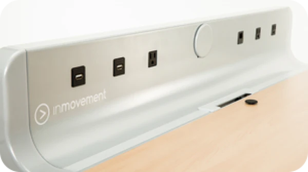 Life Fitness InMovement, Schreibtisch Laufband, Treadmill Desk Büro, Rahmen Silber, Ablage Hell, 1 Jahr alt, NEUwertig - Top Zustand - Image 4