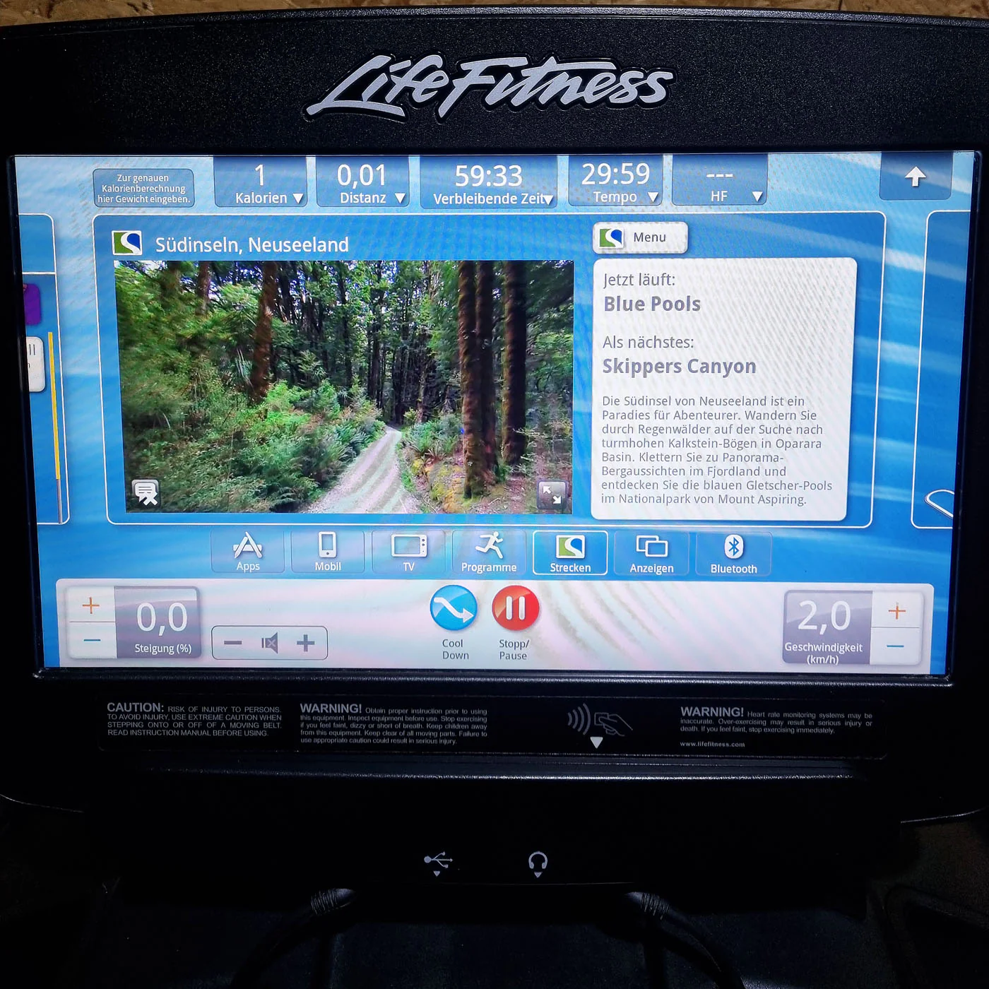 Life Fitness Laufband 95T Treadmill, Discover SE Touch Display Konsole, Elevation Series, gebraucht - überholter Zustand - NEUE Laufdecke - Image 7