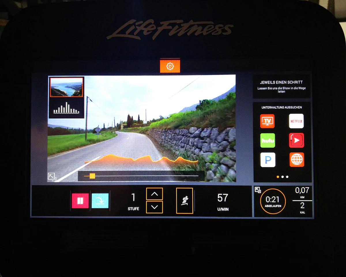 Life Fitness LiegeErgometer Lifecycle, Elevation Series, Recumbent, SE3 Konsole Touch, Ausstellungsstück, Zustand Neuwertig - Image 5