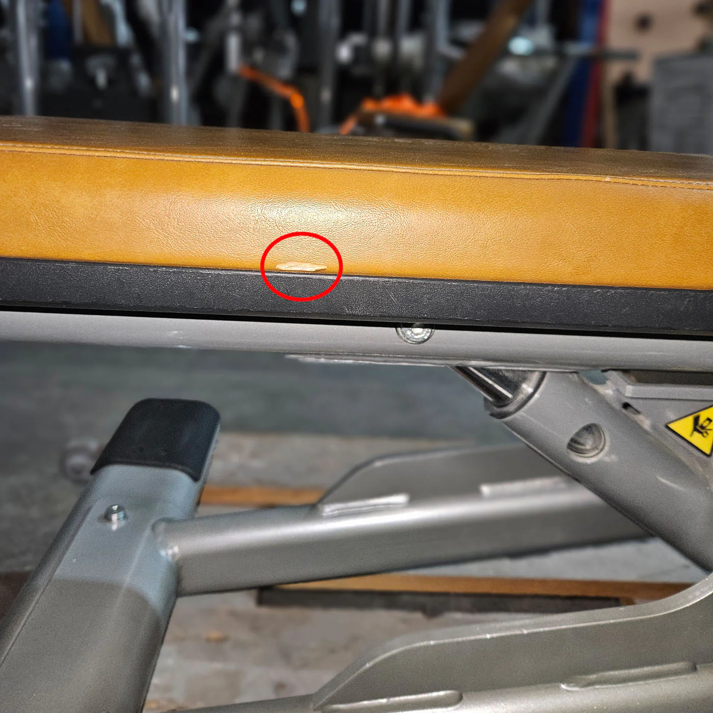 Life Fitness Multibank verstellbar, Multi-Adjustable Bench SMAB, Signature Serie, Rahmenfarbe Silber, Polsterfarbe Orange, gebrauchter - überholter Zustand - Image 12