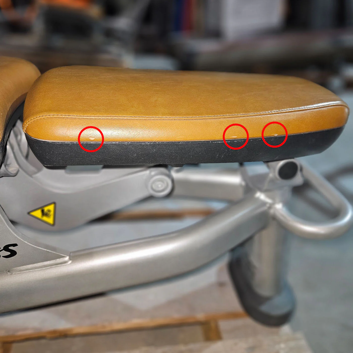 Life Fitness Multibank verstellbar, Multi-Adjustable Bench SMAB, Signature Serie, Rahmenfarbe Silber, Polsterfarbe Orange, gebrauchter - überholter Zustand - Image 13