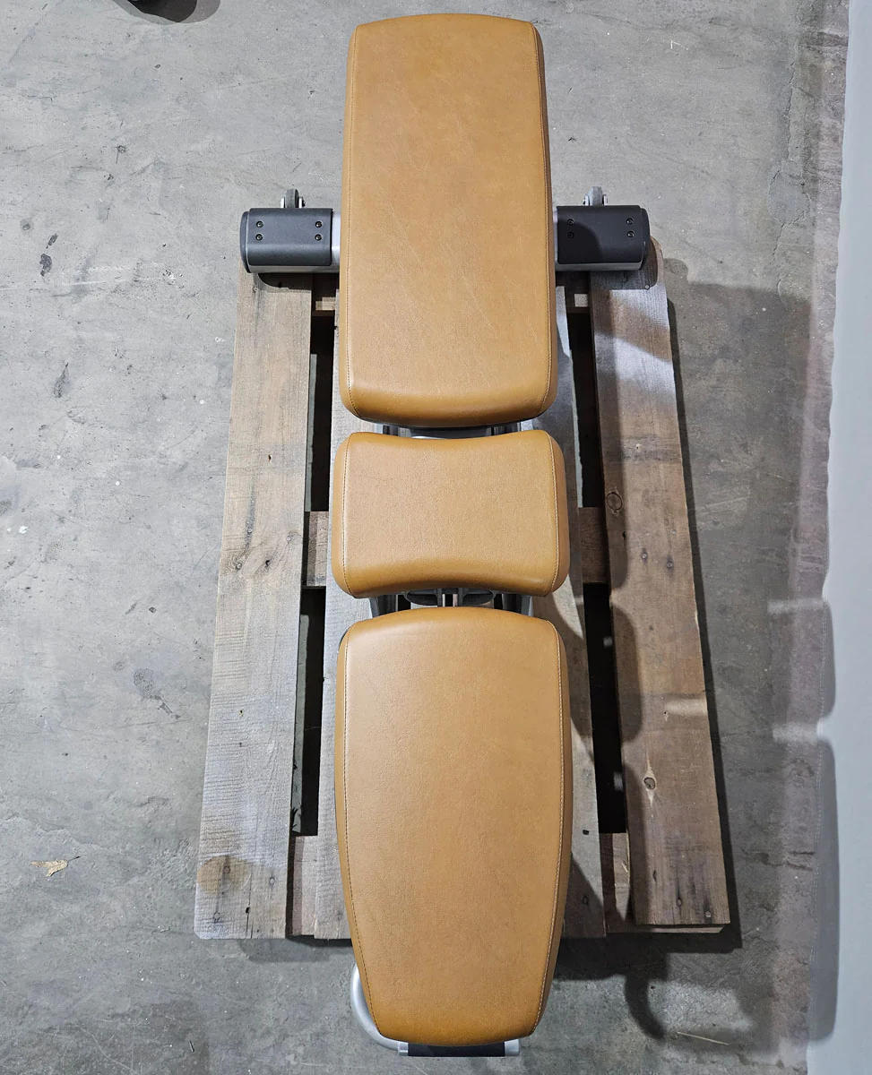 Life Fitness Multibank verstellbar, Multi-Adjustable Bench SMAB, Signature Serie, Rahmenfarbe Silber, Polsterfarbe Orange, gebrauchter - überholter Zustand - Image 7