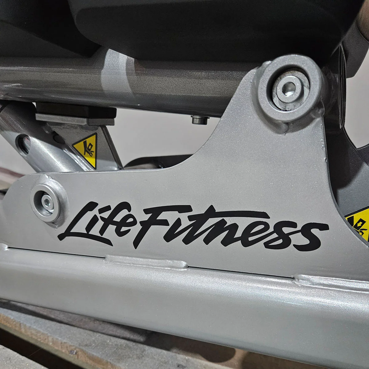 Life Fitness Multibank verstellbar, Multi-Adjustable Bench SMAB, Signature Serie, Rahmenfarbe Silber, Polsterfarbe Orange, gebrauchter - überholter Zustand - Image 9