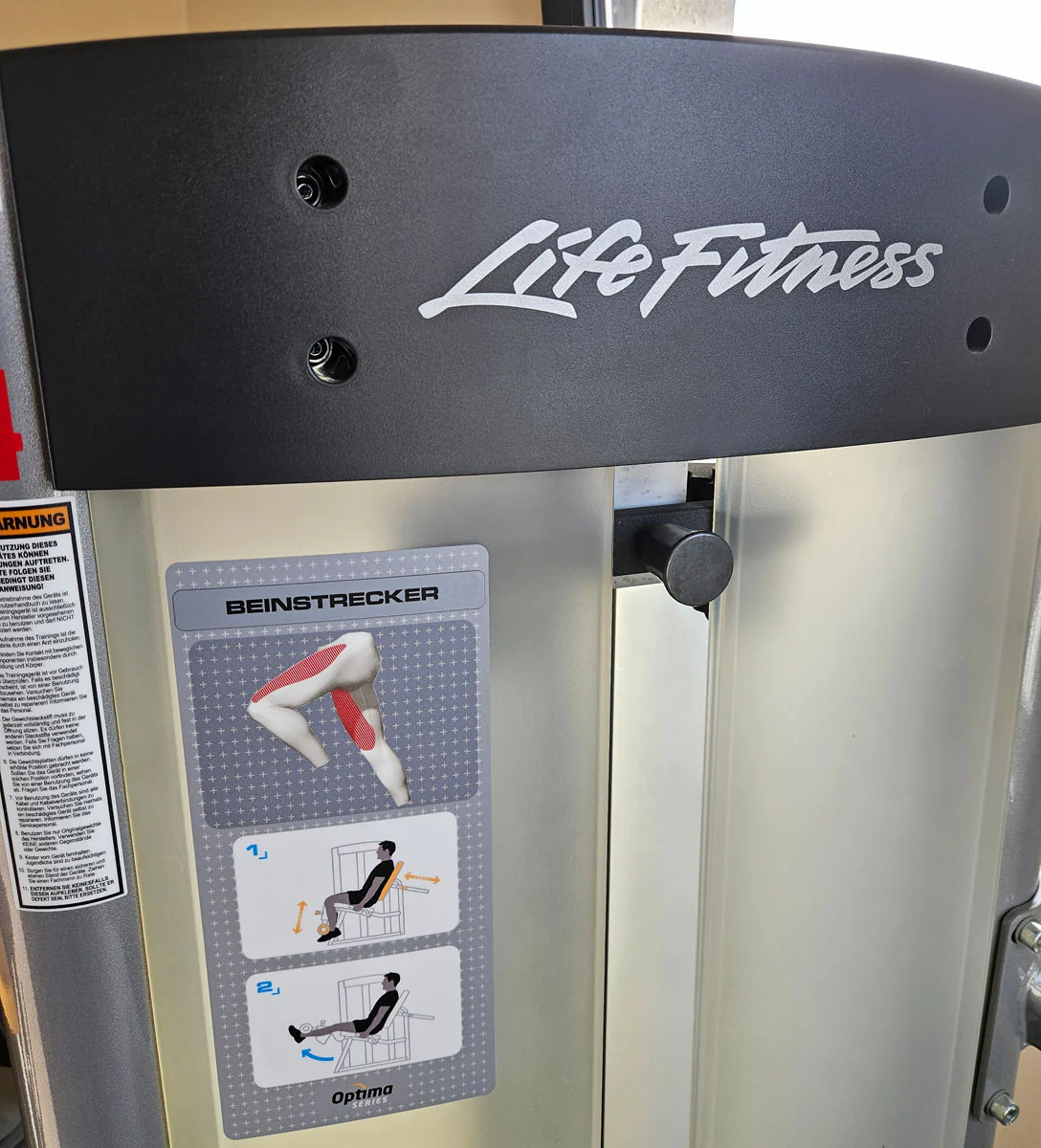 Life Fitness Optima Series - 12 Kraftgeräte im Set, 14 Trainingsstationen, Farbe Silber, gebraucht - überholter Zustand - Image 13
