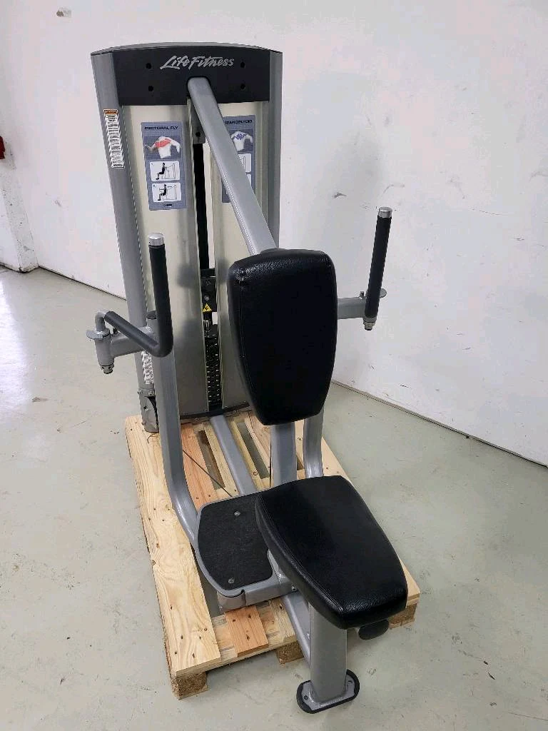 Life Fitness Optima Series - 12 Kraftgeräte im Set, 14 Trainingsstationen, Farbe Silber, gebraucht - überholter Zustand - Image 18
