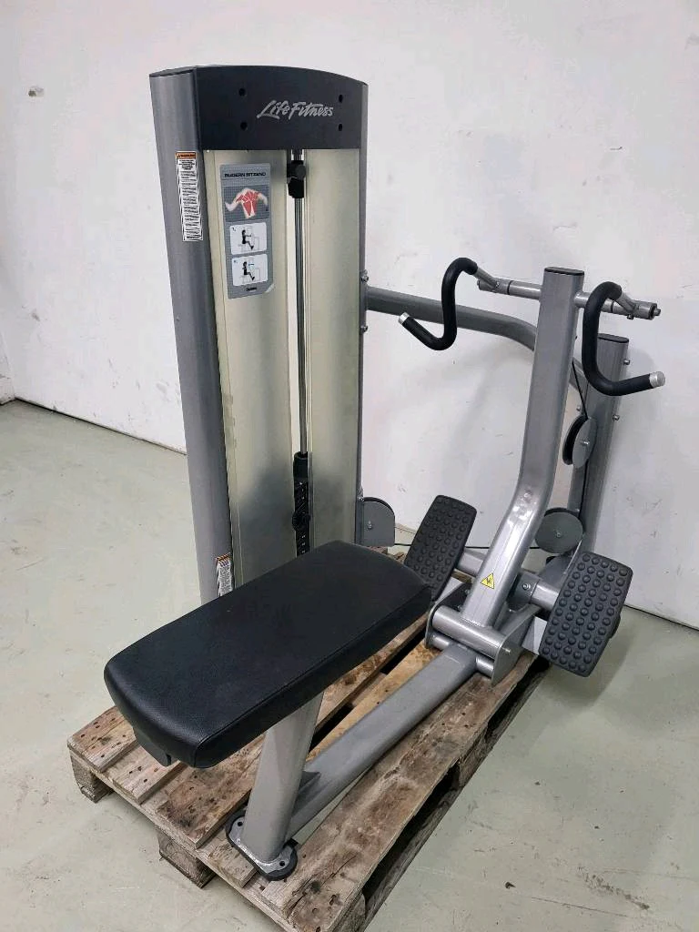 Life Fitness Optima Series - 12 Kraftgeräte im Set, 14 Trainingsstationen, Farbe Silber, gebraucht - überholter Zustand - Image 19