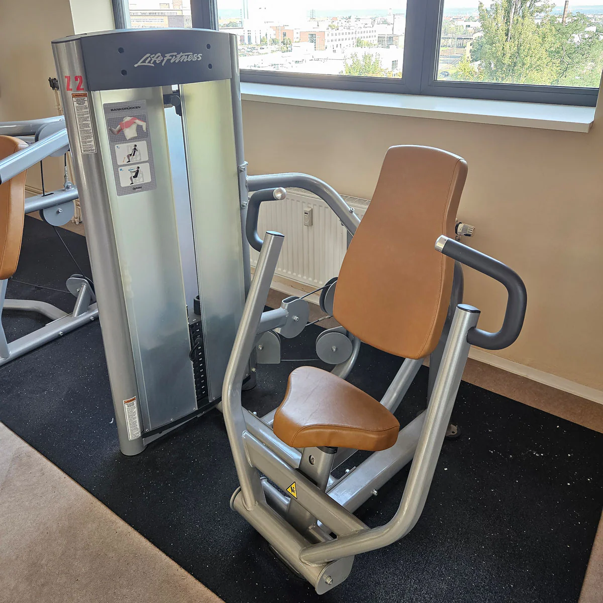 Life Fitness Optima Series - 12 Kraftgeräte im Set, 14 Trainingsstationen, Farbe Silber, gebraucht - überholter Zustand - Image 7