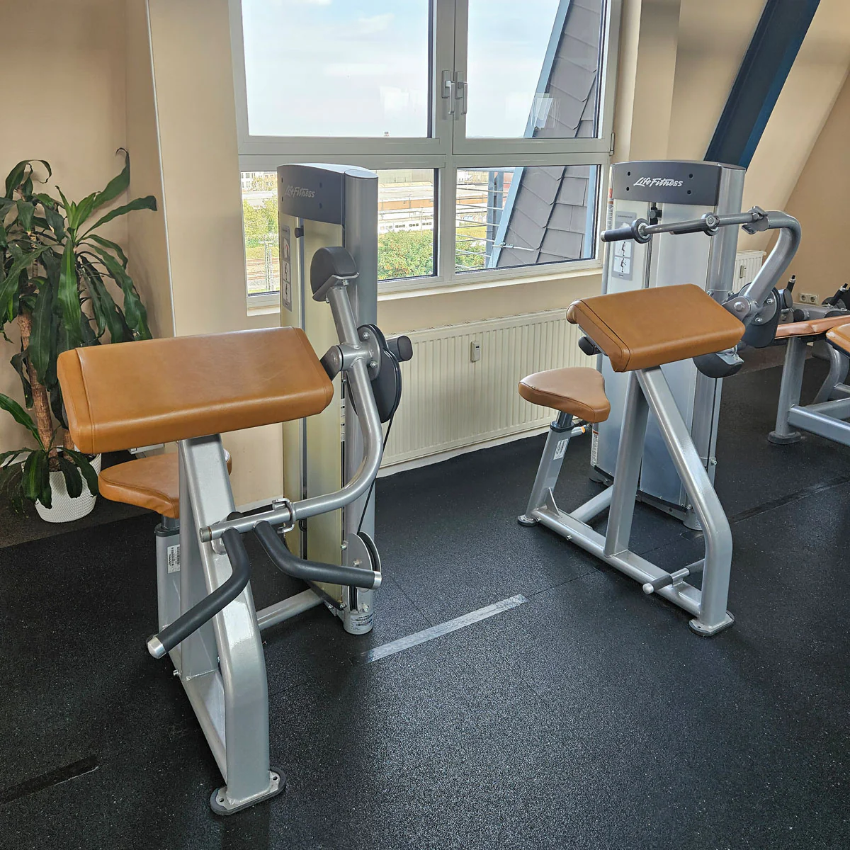 Life Fitness Optima Series - 12 Kraftgeräte im Set, 14 Trainingsstationen, Farbe Silber, gebraucht - überholter Zustand - Image 8