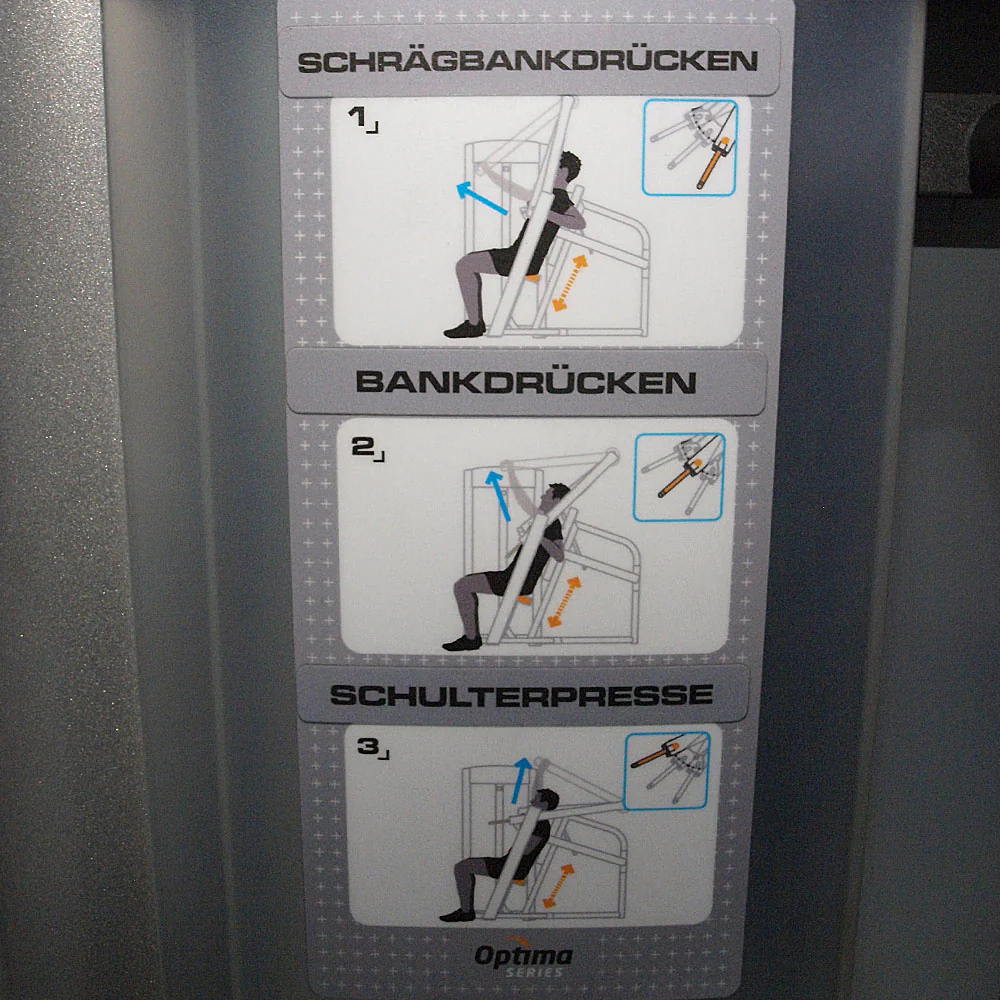 Life Fitness Optima Series - 2 in 1 Kombigeräte - 6 Kraftgeräte im Set, perfekt für Hotel, Firmenfitness, Verein oder kleiner Fitnessraum, gebraucht - Image 13