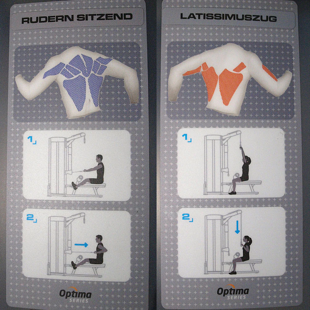 Life Fitness Optima Series - 2 in 1 Kombigeräte - 6 Kraftgeräte im Set, perfekt für Hotel, Firmenfitness, Verein oder kleiner Fitnessraum, gebraucht - Image 8