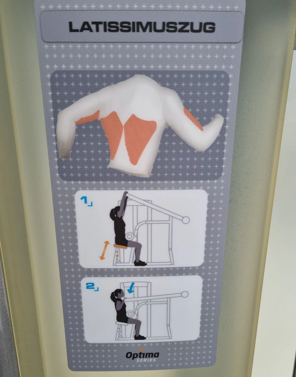 Life Fitness Optima Series Latissimuszug, Latzug, Lat Pulldown OSPD, Rahmenfarbe Silber, Polsterfarbe Braun, gebrauchter - überholter Zustand - Image 7