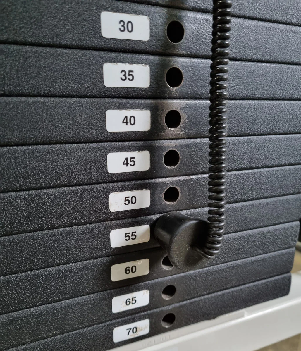 Life Fitness Pro 2 Bauchmaschine, Ab Crunch, Bauchbeuger, Abdominal Crunch, Rahmenfarbe Weiß, Polsterfarbe Schwarz, gebraucht - überholter Zustand - Image 11