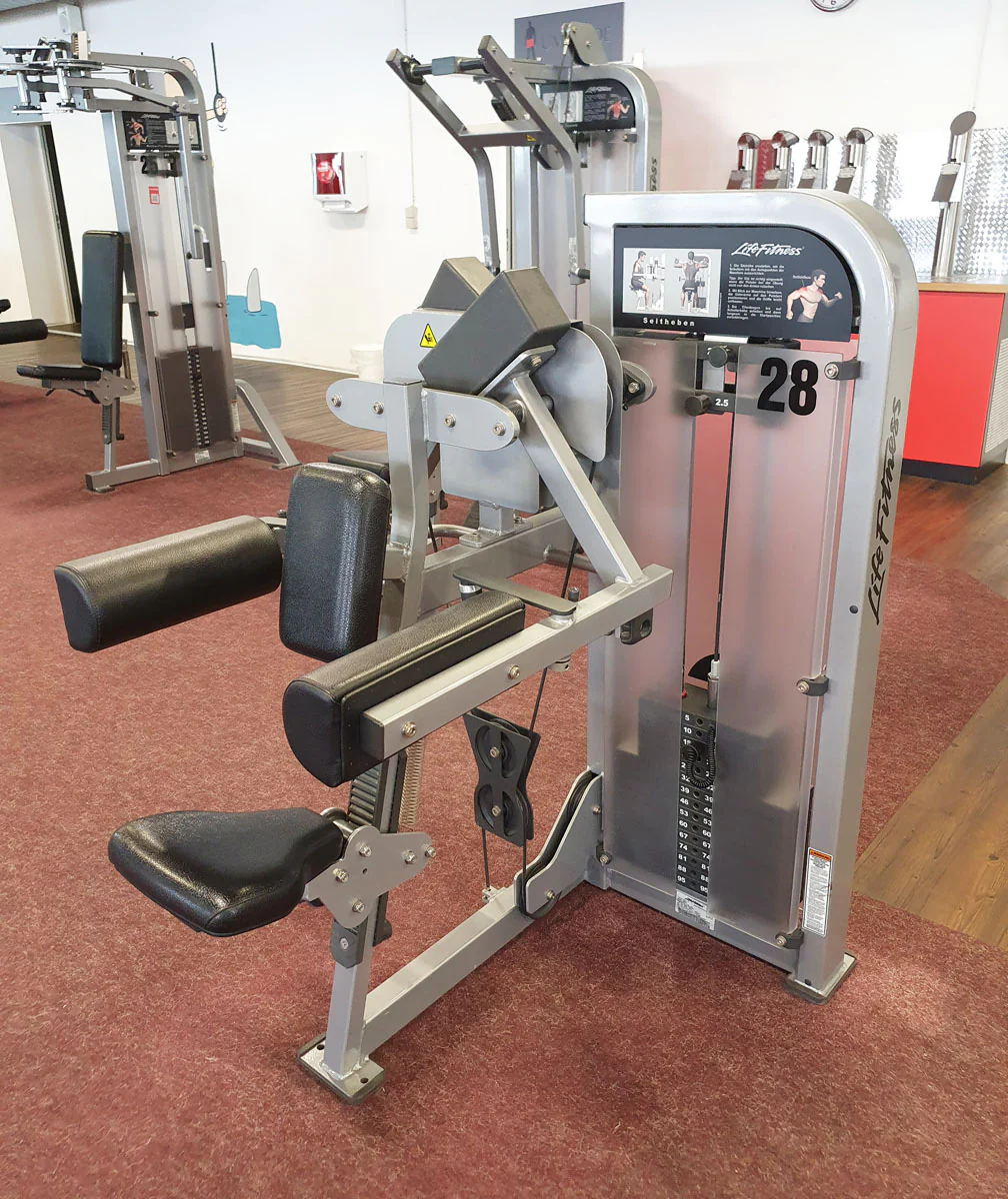 Life Fitness Pro2 und Hammer Strength - 15 Kraftgeräte im Set, Rahmen Silber, gebraucht - überholter Zustand - Image 10