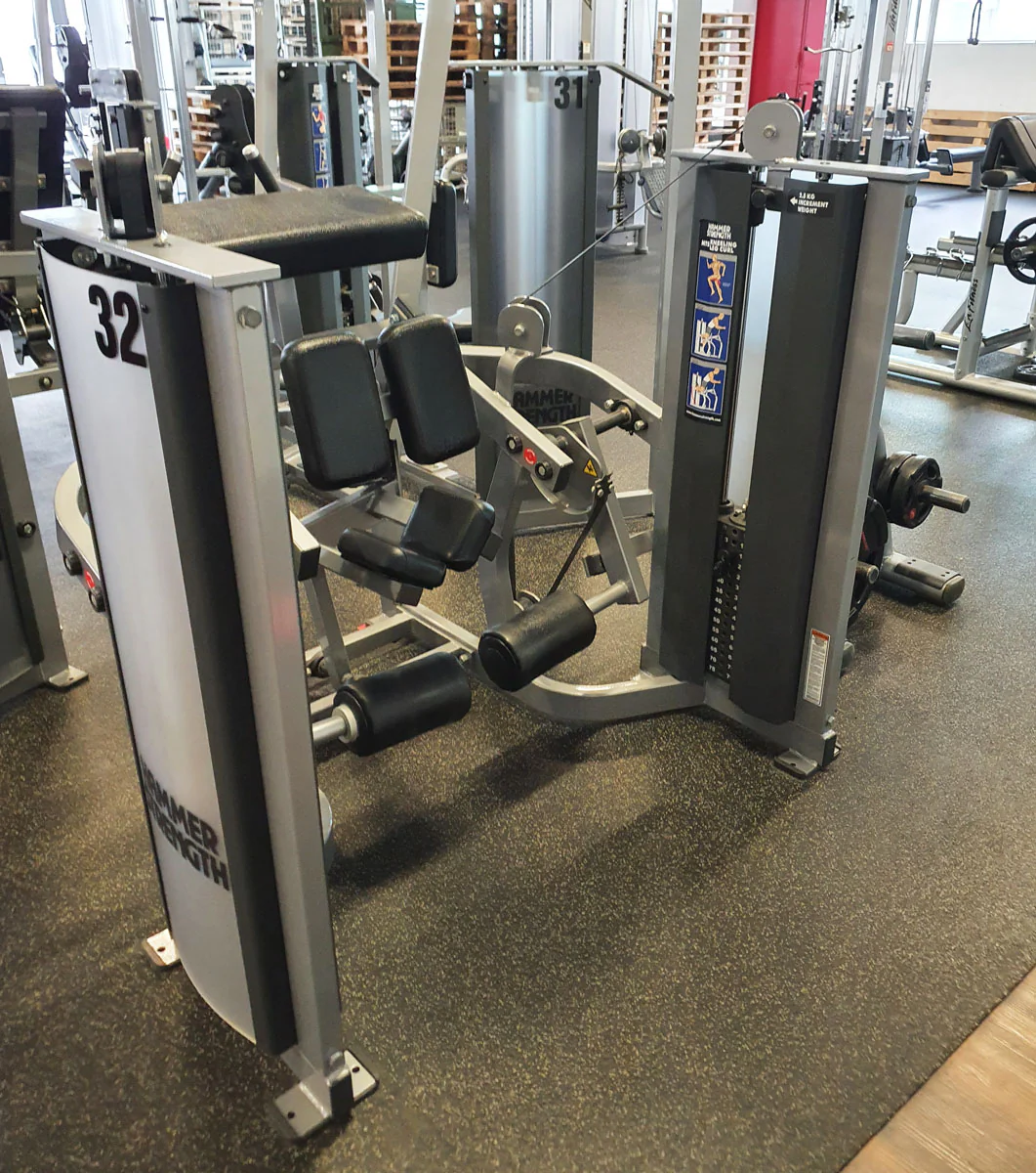 Life Fitness Pro2 und Hammer Strength - 15 Kraftgeräte im Set, Rahmen Silber, gebraucht - überholter Zustand - Image 15