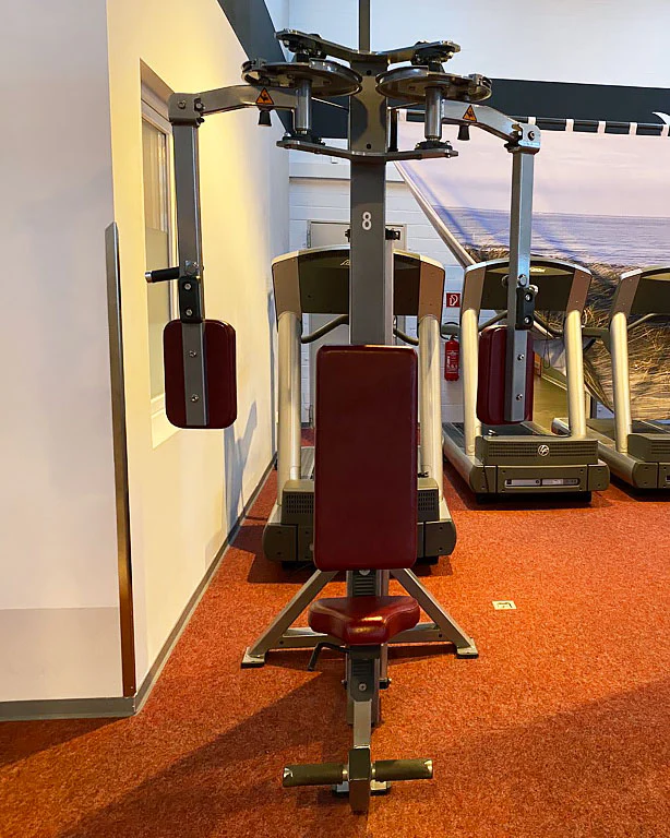 Life Fitness Pro2 und Hammer Strength - 15 Kraftgeräte im Set, Rahmen Silber, gebraucht - überholter Zustand - Image 21